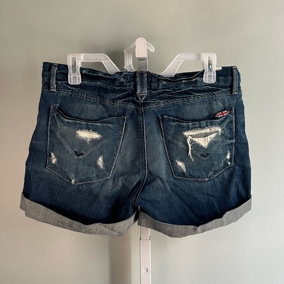 Hudson Distressed Denim Shorts - Picture 3 of 7